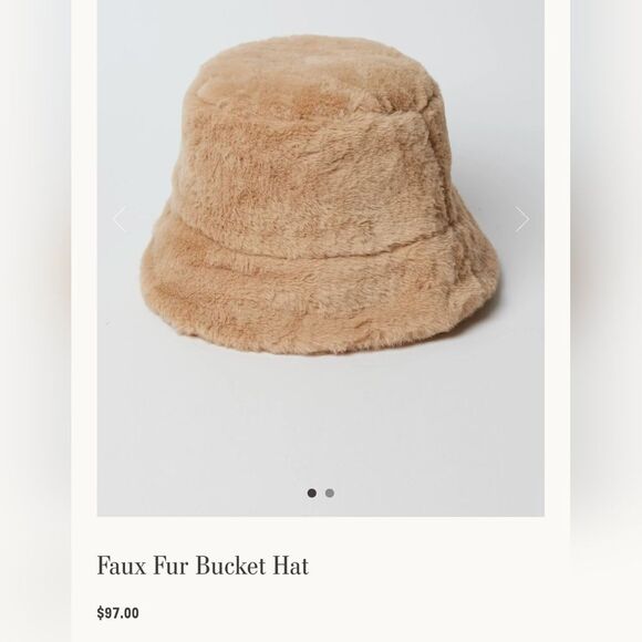 Faux Fur Bucket Hat - Picture 9 of 9